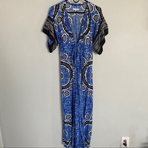 Blue maxi dress